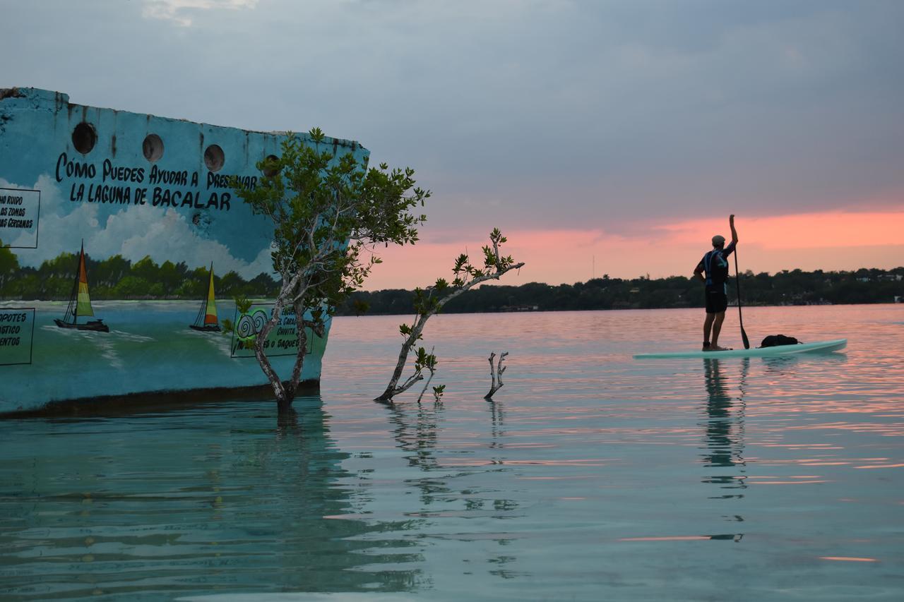 Casa Maya Blue Otel Bacalar Dış mekan fotoğraf
