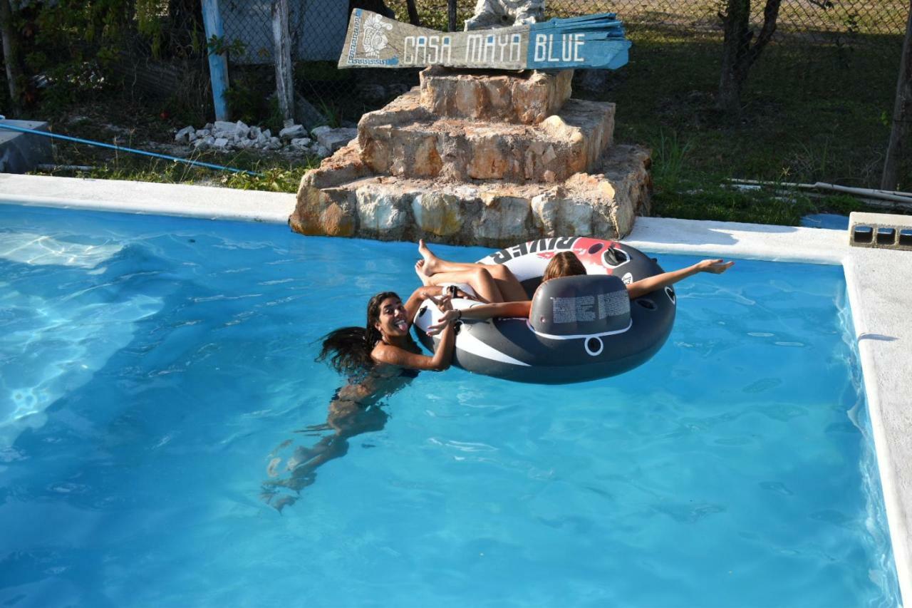 Casa Maya Blue Otel Bacalar Dış mekan fotoğraf
